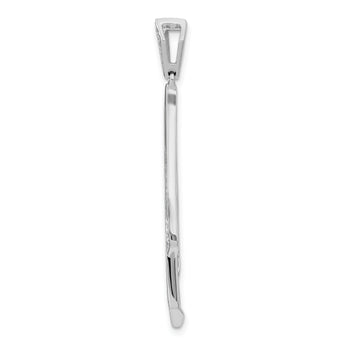 14K White Gold Lab Grown Diamond Pendant