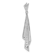 14K White Gold Lab Grown Diamond Pendant