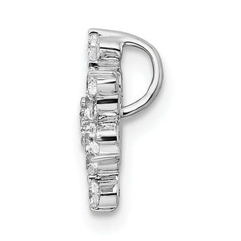 14K White Gold Lab Grown Diamond VS/SI GH, Star Pendant