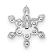 14K White Gold Lab Grown Diamond VS/SI GH, Star Pendant