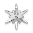 14K White Gold Lab Grown Diamond VS/SI GH, Star Pendant