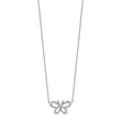 14K White Gold Lab Grown Diamond VS/SI GH, Butterfly Necklace