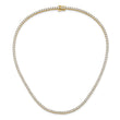 14k 10 carat Lab Grown Diamond VS/SI+ G+ Complete 16 inch Tennis Necklace - Birthstone Company