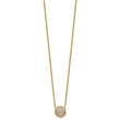 14K Lab Grown Diamond VS/SI GH, Circle Necklace