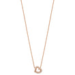 14K Rose Gold Lab Grown Diamond VS/SI GH, Heart Necklace