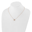 14K Rose Gold Lab Grown Diamond VS/SI GH, Heart Necklace