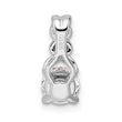 14K White Gold Lab Grown Diamond Fashion Pendant