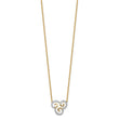 14K Lab Grown Diamond Swirls Necklace