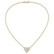14K Lab Grown Diamond Swirls Necklace
