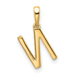 10K Diamond Letter N Initial Pendant