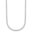 14kw Lab Grown Diamond Tennis Style Bolo Necklace