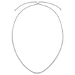 14kw Lab Grown Diamond Tennis Style Bolo Necklace