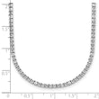 14kw Lab Grown Diamond Tennis Style Bolo Necklace