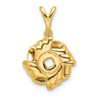 14K Lab Grown Diamond Love Knot Pendant