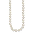14k 7.5-9mm White Freshwater Cultured Pearl Graduated Necklace 18 in - Birthstone Company