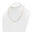 14k 7.5-9mm White Freshwater Cultured Pearl Graduated Necklace 18 in - Birthstone Company