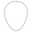14k 7.5-9mm White Freshwater Cultured Pearl Graduated Necklace 18 in - Birthstone Company