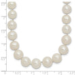 14k 7.5-9mm White Freshwater Cultured Pearl Graduated Necklace 18 in - Birthstone Company
