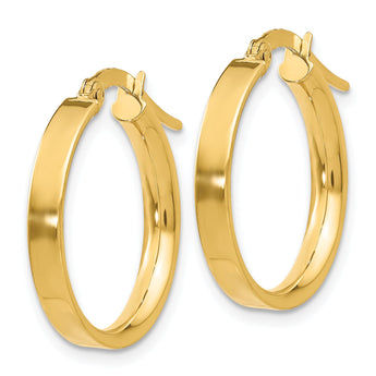 14K 3mm Small Hoop Earrings
