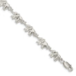 Sterling Silver Elephants Bracelet