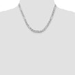 Sterling Silver Rhodium-plated 5.5mm Figaro Anchor Chain