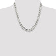 Sterling Silver 8.75mm Figaro Anchor Chain