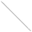 Sterling Silver Rhodium-plated 3.75mm Flat Anchor Chain