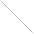 Sterling Silver 2.2mm Diamond-cut Long Link Cable Chain