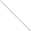 Sterling Silver 3.5mm Diamond-cut Long Link Cable Chain