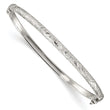 Sterling Silver D/C 4mm Bangle