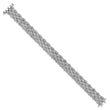 Sterling Shimmer Sterling Silver Rhodium-plated 6.75 inch 315 Stone CZ Mesh Bracelet