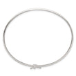 Sterling Silver Polished Flexible Bangle Bracelet