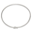 Sterling Silver Polished Flexible Bangle Bracelet