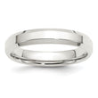 Sterling Silver 4mm Beveled Edge Size 13.5 Band