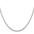 Sophia Jewelers Sterling Silver 925 Diamond-Cut Box Chain Necklace 16 - 16
