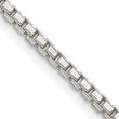 Sophia Jewelers Sterling Silver 925 Diamond-Cut Box Chain Necklace 16 - 16