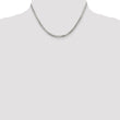 Sterling Silver 925 Women's Polished Box Chain Necklace Elegant Diamond-Cut Design - 20
