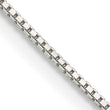 Sophia Jewelers 925 Sterling Silver Box Chain Necklace, Elegant Everyday Shine 18 in - Birthstone Company