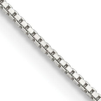 Sophia Jewelers 925 Sterling Silver Box Chain Necklace, Elegant Everyday Shine 18 in - Birthstone Company