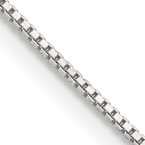 Sophia Jewelers 925 Sterling Silver Box Chain Necklace, Elegant Everyday Shine 18 in - Birthstone Company