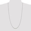 Sterling Silver Rhodium-plated 1.75mm Box Chain