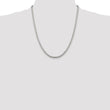 Sterling Silver 925 Women's Box Chain Necklace, Polished 3.25mm, 16 Inch - 30
