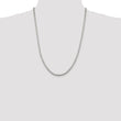 Sterling Silver 925 Women's Box Chain Necklace, Polished 3.25mm, 16 Inch - 30