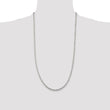 Sterling Silver 2.5mm Byzantine Chain