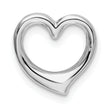De-Ani Sterling Silver Polished Heart Slide