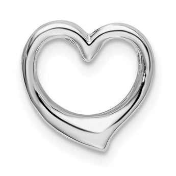 De-Ani Sterling Silver Polished Heart Slide