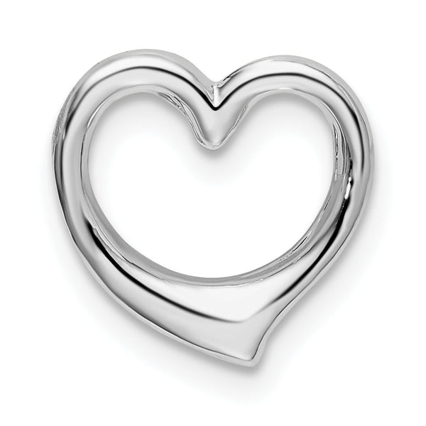De-Ani Sterling Silver Polished Heart Slide