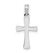 De-Ani Sterling Silver Polished Cross Pendant