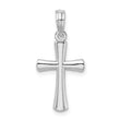 De-Ani Sterling Silver Polished Cross Pendant