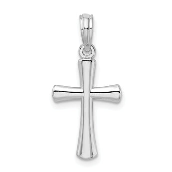 De-Ani Sterling Silver Polished Cross Pendant